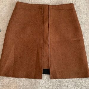 Chicwish Brown Retro Mini Skirt
